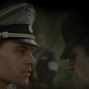 Il figlio di Saul: il protagonista Géza Röhrig a confronto con un nazista