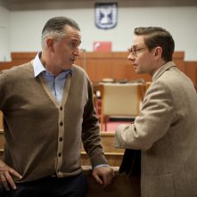 The Eichmann Show: Anthony LaPaglia e Martin Freeman in una scena del film