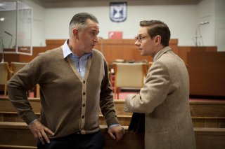 The Eichmann Show: Anthony LaPaglia e Martin Freeman in una scena del film
