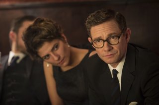 The Eichmann Show: Martin Freeman e Zora Bishop in una scena del film