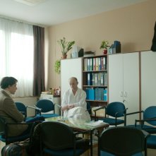 Mózes, il pesce e la colomba: Márton Kristóf e László Gálffi in una scena del film