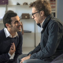 Seconda primavera: Claudio Botosso con Angelo Campolo in una scena del film