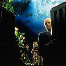Marlon Brando in una sequenza di Apocalypse Now