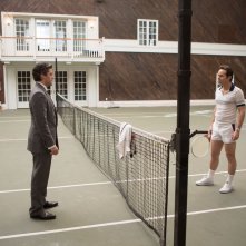 1981: Un'indagine a New York, Oscar Isaac e Alessandro Nivola in una scena del film