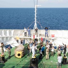 Onda su onda: una scena di gruppo del film