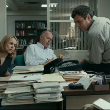 Il caso Spotlight: Rachel McAdams, Michael Keaton, Mark Ruffalo e Brian d'Arcy James in un momento del film
