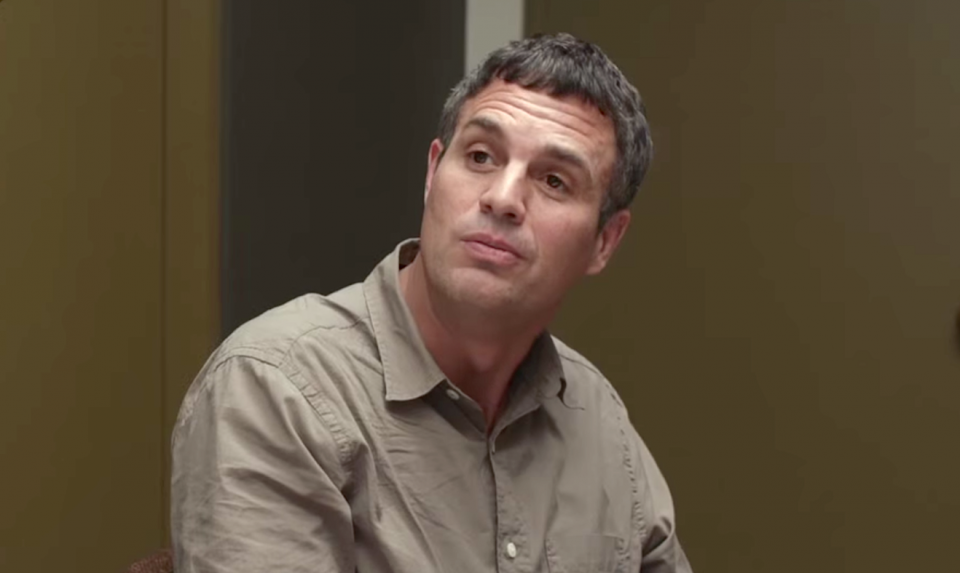 Il caso Spotlight: Mark Ruffalo in una scena del film