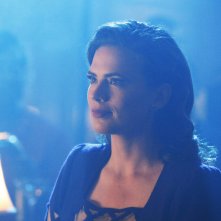 Agent Carter: un bel primo piano di Peggy (Hayley Atwell) tratto dall'episodio A View in the Dark