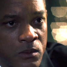 Will Smith in una scena di Zona d'ombra