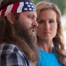 God's Not Dead: Willie Robertson e Korie Robertson in una scena del film
