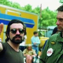 Robert De Niro e Martin Scorsese sul set di Taxi Driver
