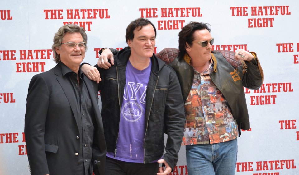 The Hateful Eight: Tarantino presenta il film a Roma con Kurt Russell e Michael Madsen