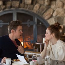 Maggie's Plan: Ethan Hawke e Julianne Moore in una scena del film