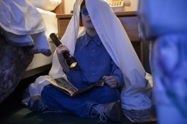 Midnight Special: Jaeden Lieberher in una scena del film