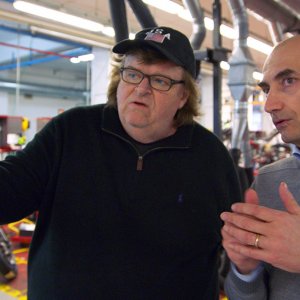 Where to Invade Next: Michael Moore in una scena del suo documentario