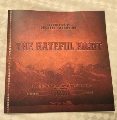 The Hateful Eight: il programma della proiezione americana in 70mm