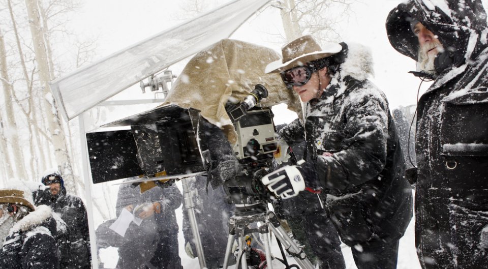 The Hateful Eight: Quentin Tarantino sul set del film