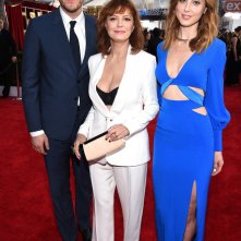 Susan Sarandon ai SAG Awards con i figli Eva Amurri e Jack Robbins