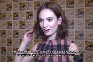 PPZ - Pride + Prejudice + Zombies - Intervista a Lily James