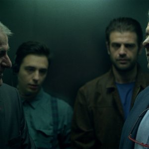 Death in Sarajevo: Jacques Weber e Izudin Bajrovic in una scena del film