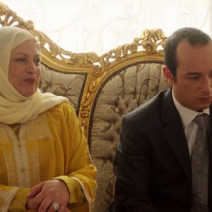 Hedi: Sabah Bouzouita e Majd Mastoura in una scena del film