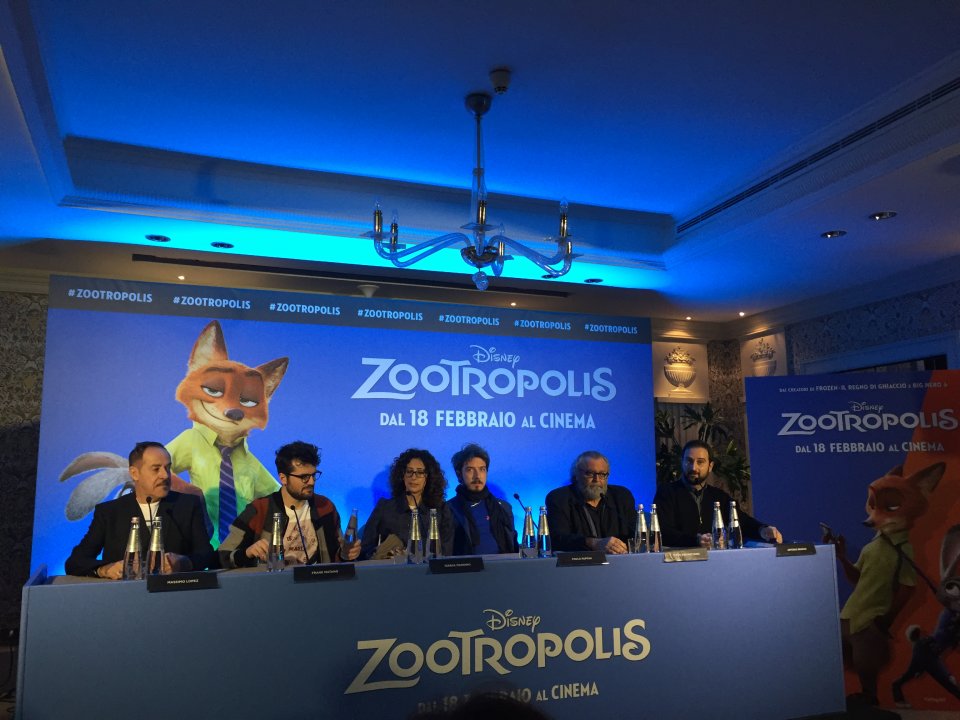 Zootropolis: il cast vocale italiano alla presentazione stampa del film
