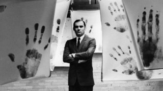 Gian Maria Volonté in un scena di Indagine su un cittadino al di sopra di ogni sospetto