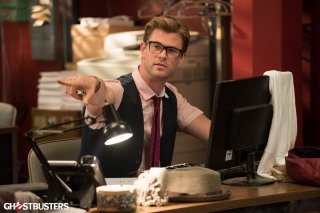 Ghostbusters: un'immagine di Chris Hemsworth