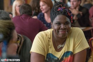 Ghostbusters: un primo piano di Leslie Jones