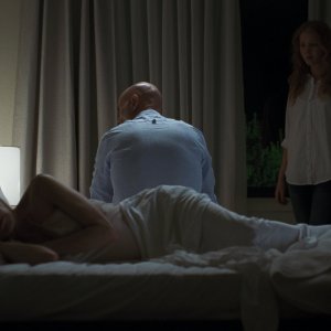 Boris Sans Béatrice - Isolda Dychauk, Simone-Élise Girard e James Hyndman di spalle