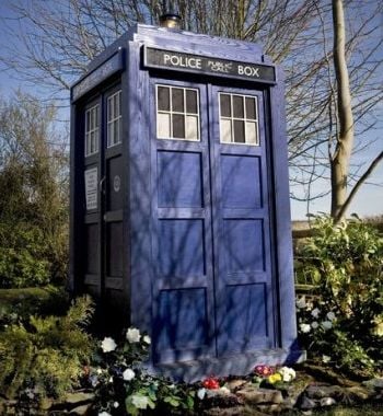 Un'immagine del TARDIS dall'episodio Amy's Choice di Doctor Who