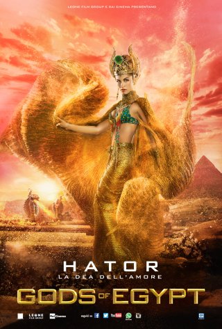 Gods of Egypt: ecco la Dea dell'Amore in un manifesto in esclusiva