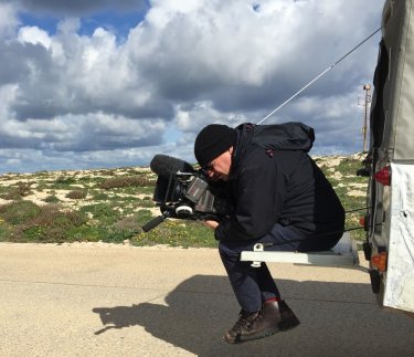 Fuocoammare: Francesco Rosi al lavoro sul set