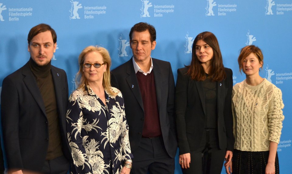 Berlino 2016:Lars Eidinger, Meryl Streep, Clive Owen, Małgorzata Szumowska, Alba Rohrwacher in uno scatto al photocall della giuria