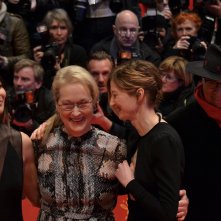 Berlino 2016: Meryl Streep, Małgorzata Szumowska, Alba Rohrwachersul red carpet
