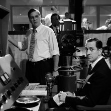 Goond Night, and Good Luck: David Strathairn e George Clooney sul set