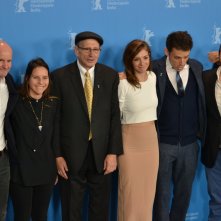 Berlino 2016: Daniel Burman, Alan Sabagh e Julieta Zylberberg al photocall di The Tenth Man