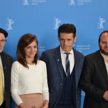 Berlino 2016: Julieta Zylberberg, Baniel Burman, Alan Sabagh al photocall di The Tenth Man