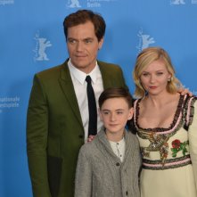 Berlino 2016: Jaeden Lieberher, Kirsten Dunst, Michael Shannon al photocall di Midnight Special