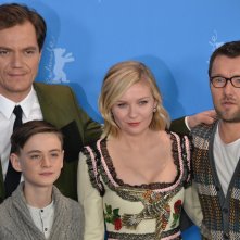 Berlino 2016: Kirsten Dunst, Joel Edgerton, Jaeden Lieberher, Michael Shannon posano al photocall di Midnight Special