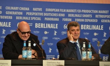 Berlino 2016: Gianfranco Rosi e Pietro Bartolo alla conferenza di Fuocoammare