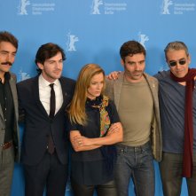 Berlino 2016: Margarida Vila-Nova, Ivo Ferreira, Miguel Nunes, Ricardo Pereira al photocall di Letters from War