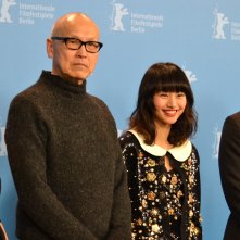Berlino 2016: Shioli Kutsuna, Hidetoshi Nishijima, Yukie Kito e Sayuri Oyamada posano al photocall di While the Women Are Sleeping