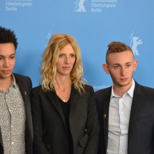 Berlino 2016: Corentin Fila, Sandrine Kiberlain, Kacey Mottet Klein al photocall di Being 17