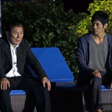 While the Women are Sleeping: Takeshi Kitano e Hidetoshi Nishijima in una scena