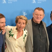 Berlino 2016:Emma Thompson, Brendan Gleeson, Daniel Brühl e Mikael Persbrandt al photocall di Alone in Berlin