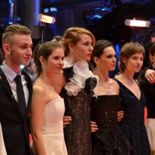 Berlino 2016: Martha da Rosa Canga Antonio, Atli Óskar Fjalarsson, Jalla Hasse, Sara Saraiocco Kacey Mottet Klein, Lou de Laâge sul red carpet dell'European Shooting Stars