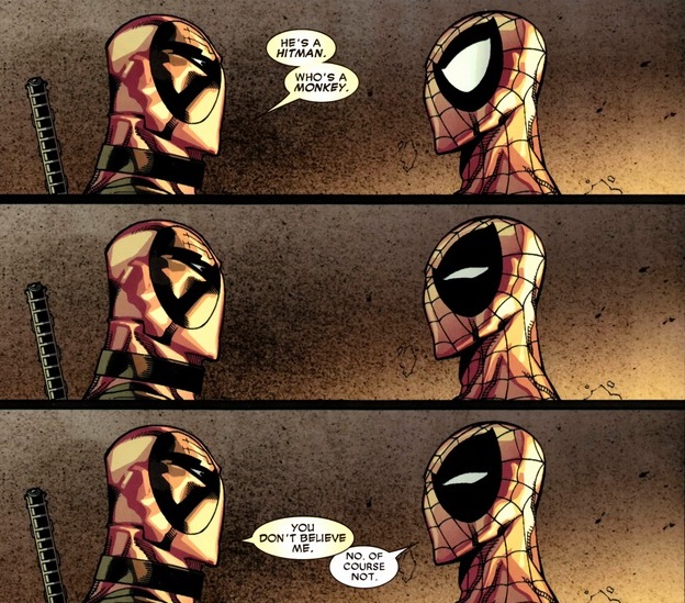 Deadpool vs. Spidey