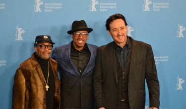 Berlino 2016:Spike Lee, John Cusack, Nick Cannon in uno scatto del photocall di Chi-Raq