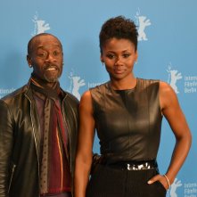 Berlino 2016: Don Cheadle e Emayatzy Corinealdi posano al photocall di Miles Ahead